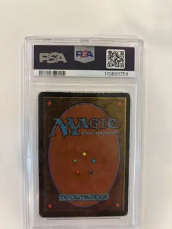 MtG Taiga Revised Edition- Magic the Gathering PSA graded as Good - Image 4