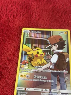 Pikachu (Secret) 241/236 Sm-Cosmic Eclipse Holo Pokemon Card Nm- - Image 3