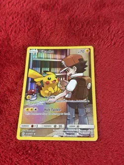 Pikachu (Secret) 241/236 Sm-Cosmic Eclipse Holo Pokemon Card Nm- - Image 6