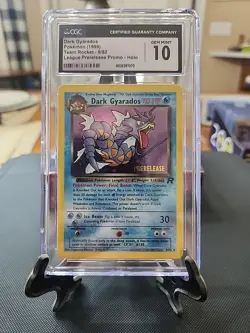Dark Gyarados Prerelease 08/82 WOTC Promo Holo Card NM Condition - Image 1