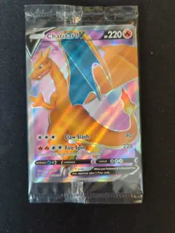 Charizard V Full Art Champions Path SWSH50 Pokemon TCG MINT Card Sealed - Image 2