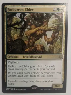 Faeburrow Elder x1 Throne of Eldraine Magic the Gathering MTG LP/NM - Image 1