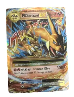 PokÃ©mon TCG M Charizard EX 13/108 Evolutions 2016 Holo Ultra Rare Card - Image 1