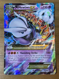 Pokemon - XY Breakthrough - Mega Mewtwo EX - Ultra Rare Holo - 63/162 - Image 1