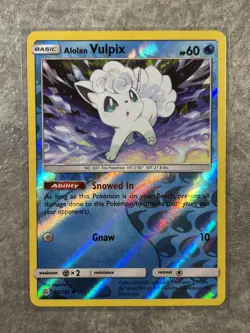 Alolan Vulpix 39/236 Pokemon TCG Sm-Cosmic Eclipse Reverse Holo (Near Mint) - Image 1
