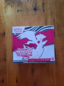 Pokemon TCG White Flare ETB Elite Trainer Box Factory Sealed Plastic RIP - Image 1