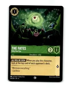Disney Lorcana The Fates Trading Card 89/204 - Image 1