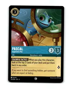 Disney Lorcana Pascal Trading Card 151/204 - Image 1