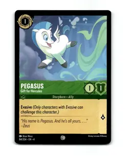 Disney Lorcana  Pegasus Trading Card 84/204 - Image 1