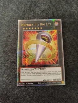 Yugioh! Number 11: Big Eye Quarter Century Secret Rare (QCR) RA04-EN062 - Image 1