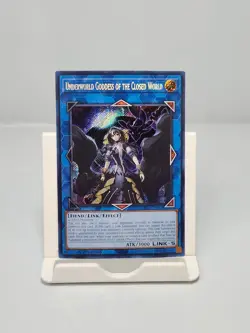 Underworld Goddess of the Closed World RA02-EN045 Secret Rare 1st Edition Yugioh - Image 1