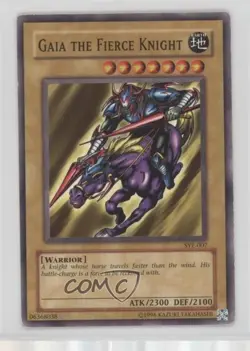 Gaia The Fierce Knight Unlimited YuGiOh Starter Deck Yugi Evolution 2004 0yj1 - Image 1