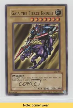 Gaia The Fierce Knight Unlimited YuGiOh Starter Deck Yugi Evolution #SYE-007 0l2 - Image 1