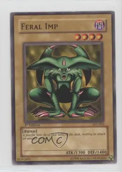 Feral Imp Unlimited YuGiOh Starter Deck Yugi Evolution #SYE-003 2004 0z0n - Image 1
