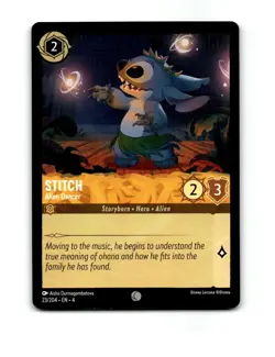 Disney Lorcana Stitch Alien Dancer Trading Card 23/204 - Image 1