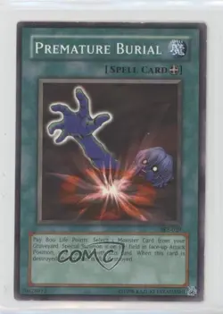 Premature Burial Unlimited YuGiOh Starter Deck Kaiba Evolution #SKE-039 2004 0c6 - Image 1