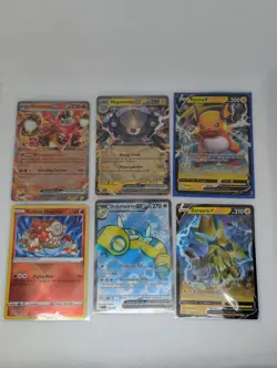 Lot Of 6 Pokemon TCG Card Radiant Ex & V, Raichu Dundunsparce Heatran Most NM /M - Image 6