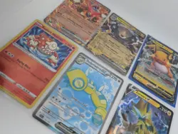 Lot Of 6 Pokemon TCG Card Radiant Ex & V, Raichu Dundunsparce Heatran Most NM /M - Image 9