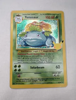 Venusaur Classic Collection 15/102 Holographic Pokemon Card - Image 7