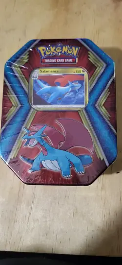 Salamence Tin-Pokemon Trading Card Game-3 Packs-Brand New - Image 4