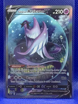 Galarian Articuno V - 170/198 - Full Alt Art Chilling Reign - Pokemon Card - Image 3