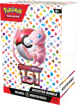 Pokémon TCG 151 Scarlet and Violet Booster Bundle Trading Cards Set - 6 Packs - Image 1