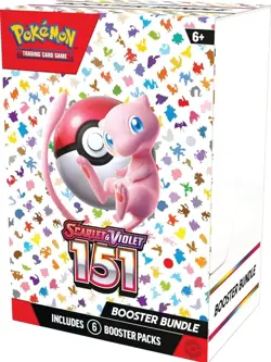 Pokémon TCG 151 Scarlet and Violet Booster Bundle Trading Cards Set - 6 Packs - Image 1