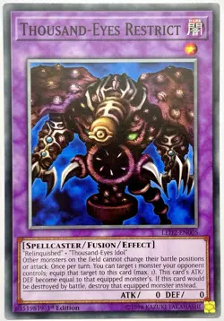 LED2-EN005 Thousand-Eyes Restrict - Common 1st Edition Near Mint YuGiOh Card - Image 1