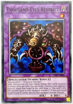 LED2-EN005 Thousand-Eyes Restrict - Common 1st Edition Near Mint YuGiOh Card - Image 4
