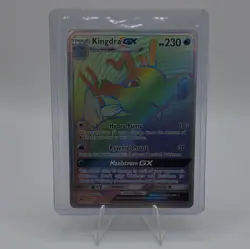 Kingdra GX - SM155 - Black Star Rainbow Rare Full Art Promo - Pokemon Card - NM - Image 11