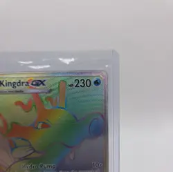 Kingdra GX - SM155 - Black Star Rainbow Rare Full Art Promo - Pokemon Card - NM - Image 7