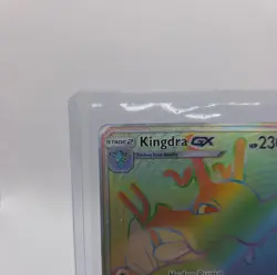 Kingdra GX - SM155 - Black Star Rainbow Rare Full Art Promo - Pokemon Card - NM - Image 8