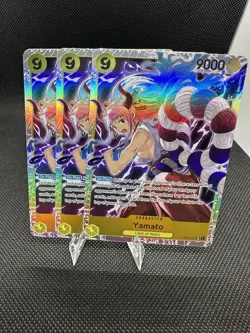 3x Yamato OP04-112 SR Kingdoms of Intrigue English PRB-01 One Piece Card Game - Image 3