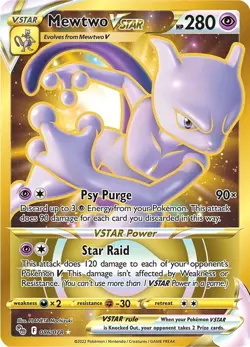Mewtwo VSTAR (Secret) 086/078 Pokémon GO Holo - Image 1