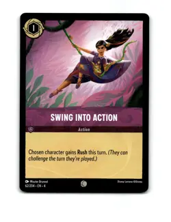 Disney Lorcana Swing Into Action Trading Card 62/204 - Image 1