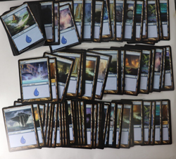 MTG Magic the Gathering 390 Card Lot Basic Lands Mountain Island Mixed Sets E7 - Image 13