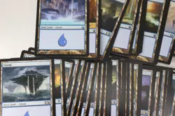 MTG Magic the Gathering 390 Card Lot Basic Lands Mountain Island Mixed Sets E7 - Image 5