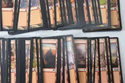 MTG Magic the Gathering 390 Card Lot Basic Lands Mountain Island Mixed Sets E7 - Image 8