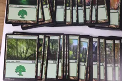 MTG Magic the Gathering 625 Card Lot Basic Lands Plains Forest Swamp Mixed E7 - Image 12