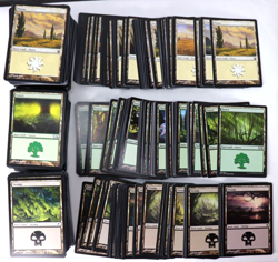 MTG Magic the Gathering 625 Card Lot Basic Lands Plains Forest Swamp Mixed E7 - Image 14