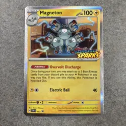 MAGNETON - Black Star Promo 153 - Surging Sparks Stamp - Holo - Pokemon Card NM - Image 1