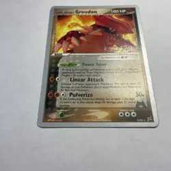 Team Magma's Groudon 9/95 World Championship 2004 Pokemon Trading Card TCG - Image 2