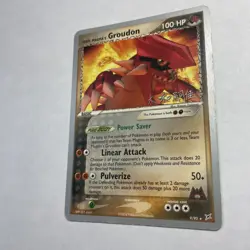 Team Magma's Groudon 9/95 World Championship 2004 Pokemon Trading Card TCG - Image 3