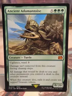 0172 Ancient Adamantoise Turtle Mythic Rare Final Fantasy MTG NM Card FFV FIN - Image 1