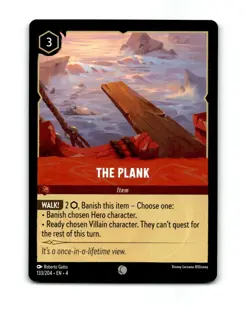 The Plank 133/204 Ursula's Return Disney Lorcana Trading Card - Image 1