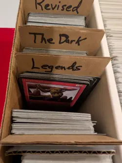 MTG | 4-Row Box Vintage Bulk | Antiquities, Legends, Dark, Revised, etc | LP/MP - Image 24