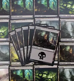 Magic: the Gathering Basic Lands 1,000 Swamp Cards - Image 1