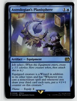 MTG Final Fantasy Astrologian's Planisphere Foil x1 NM - Image 3