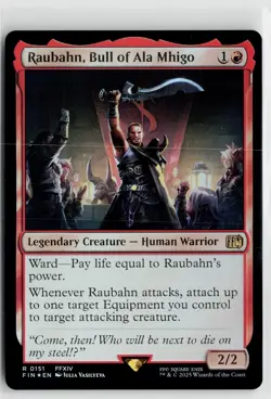 MTG Final Fantasy Raubahn, Bull Of Ala Mhigo x1 NM Foil - Image 1