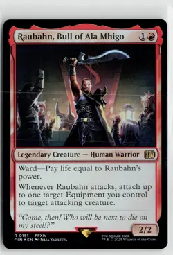 MTG Final Fantasy Raubahn, Bull Of Ala Mhigo x1 NM Foil - Image 3